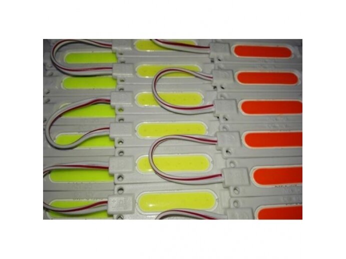 LED modulis | COB | 2W | 12V | raudonas | 180-200lm | 75x19mm | IP65 | 4779041469461