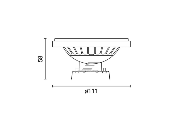LED lemputė G53 Optonica SP15-A3 | disko formos | 15 W | 4500 K | 1050 lm | 120° | 111 × 58 mm | sidabrinė | IP20 2 LED lemputė G53 Optonica SP15-A3 | disko formos | 15 W | 4500 K | 1050 lm | 120° | 111 × 58 mm | sidabrinė | IP20 2