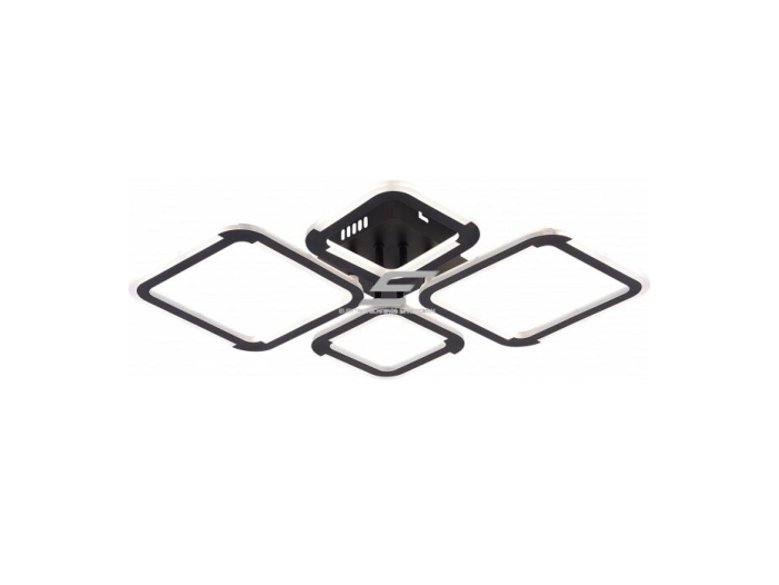 LED lubų šviestuvas | 50W | 3000-6000K | 4580lm | 650 x 470 x 85mm | nuotolinis valdymas | virštinkinis | juodas | IP20 | Optonica PD50-A3