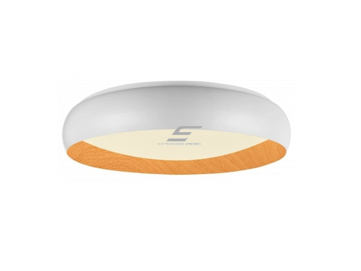LED lubų šviestuvas | 36W | CCT 3000K/4000K/6000K | 2700lm | 555 x 130mm | medžio/baltos spalvos | IP20 | Optonica PD36-A7