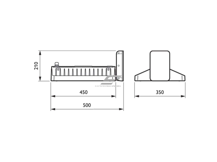 Pakabinamas | pramoninis | išmanus | LED šviestuvas aukštoms patalpoms | 88W | 230V | 4000K | 13000lm | IP65 | 502x350x211mm | nuotolinis valdymas | HIGH-BAY | Philips | BY470X GRN130S/840 HRO GC ACW SI | 8718696321355 2