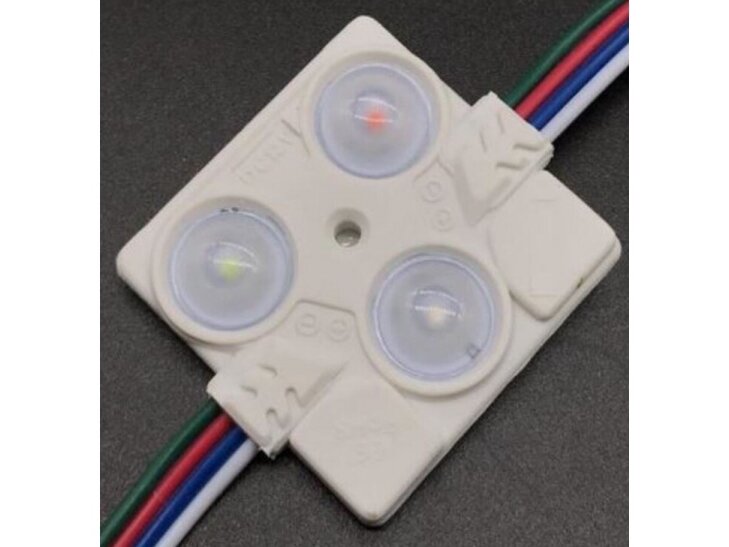 LED RGB modulis | 3W | 12V | 120-160lm | 40x40mm | IP65 | 4779041469607