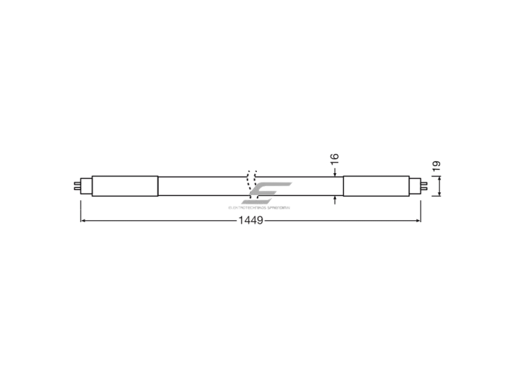 LED lempa T5 | G5 | 36W | 6500K | 5600lm | 54,9cm | Ledvance | 4058075824096 2