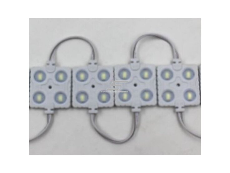 LED modulis | 2W | 12V | 6000-6500K | 50-60lm/W | 40x40mm | IP65