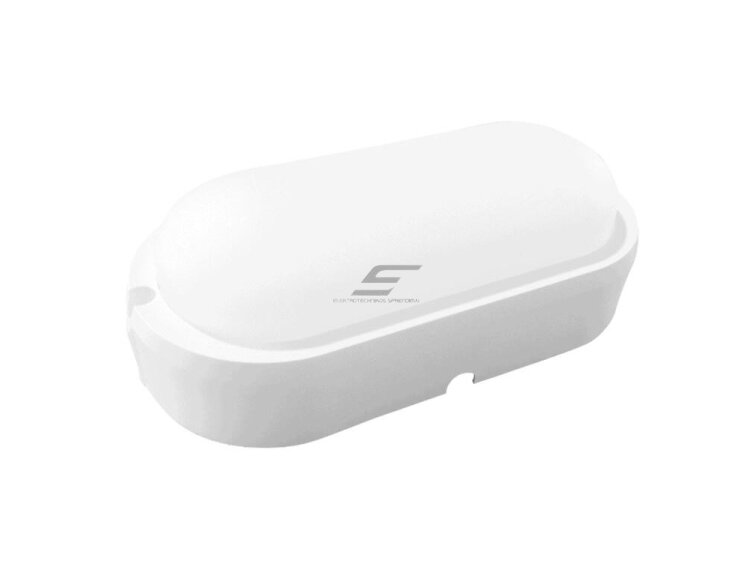 Hermetinis LED šviestuvas | 12W | 230V | 4000K | 960lm | 174x85x55mm | virštinkinis | IP65 | baltas | Eurolight | RIGA | PL-O-12W-4000K-E | 6920057103018