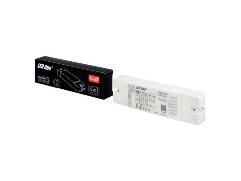 LED valdiklis | 12-24V | 5x4A | 5 in 1 universalus | Wi-Fi | TUYA | VARIANTE +RF | LED line 2 LED valdiklis | 12-24V | 5x4A | 5 in 1 universalus | Wi-Fi | TUYA | VARIANTE +RF | LED line 2