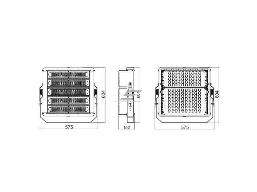 LED lauko teritorijos prožektorius | 500W | 230V | 4000K | 61000lm | IP65 | juodas | Ledvance | ECO HIGH POWER FL | 4058075372528 1 LED lauko teritorijos prožektorius | 500W | 230V | 4000K | 61000lm | IP65 | juodas | Ledvance | ECO HIGH POWER FL | 4058075372528 1