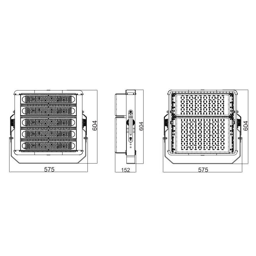 LED Outdoor Floodlight 500W | 230V | 4000K | 61000lm | IP65 | Black | ECO HIGH POWER FL Ledvance 1 LED Outdoor Floodlight 500W | 230V | 4000K | 61000lm | IP65 | Black | ECO HIGH POWER FL Ledvance 1