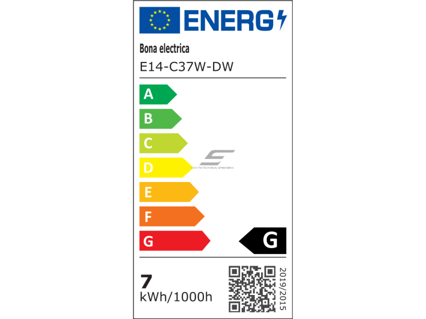 LED lemputė | žvakė | E14 | 7W | 4000K | 560lm | C37 | 4779041465999 1