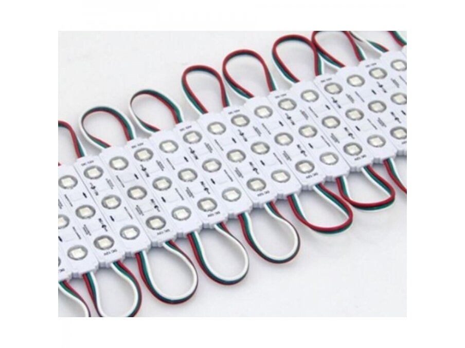 LED RGB modulis | 0,72W | 12V | 60-66lm | Pixel | 75x15mm | IP65 | 4779041469638 LED RGB modulis | 0,72W | 12V | 60-66lm | Pixel | 75x15mm | IP65 | 4779041469638