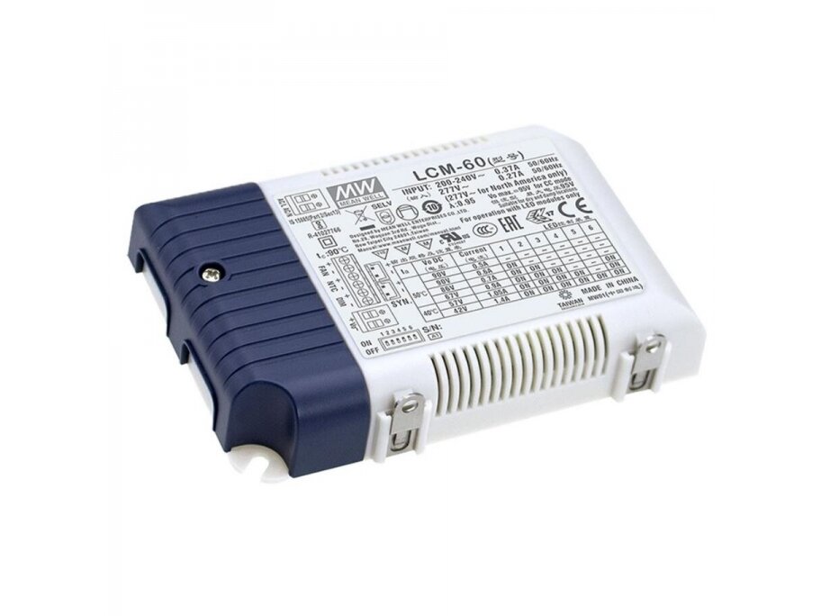 Impulsinis srovės šaltinis | LED šviestuvo dimeris | valdiklis | 60W | 180-295V | 500-1400mA | 123,5x81,5x23mm | Multiple-Stage | DALI | Tuya | Mean Well | LCM-60TY1 Impulsinis srovės šaltinis | LED šviestuvo dimeris | valdiklis | 60W | 180-295V | 500-1400mA | 123,5x81,5x23mm | Multiple-Stage | DALI | Tuya | Mean Well | LCM-60TY1