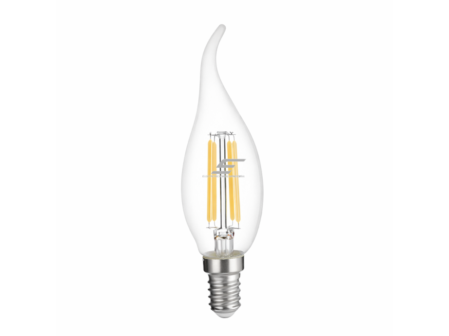 LED lemputė E14 | žvakės formos | 4W | 2700K | 400lm | 300° | dimeriuojama | 35 x 115 mm | IP20 | Optonica SP4-A6