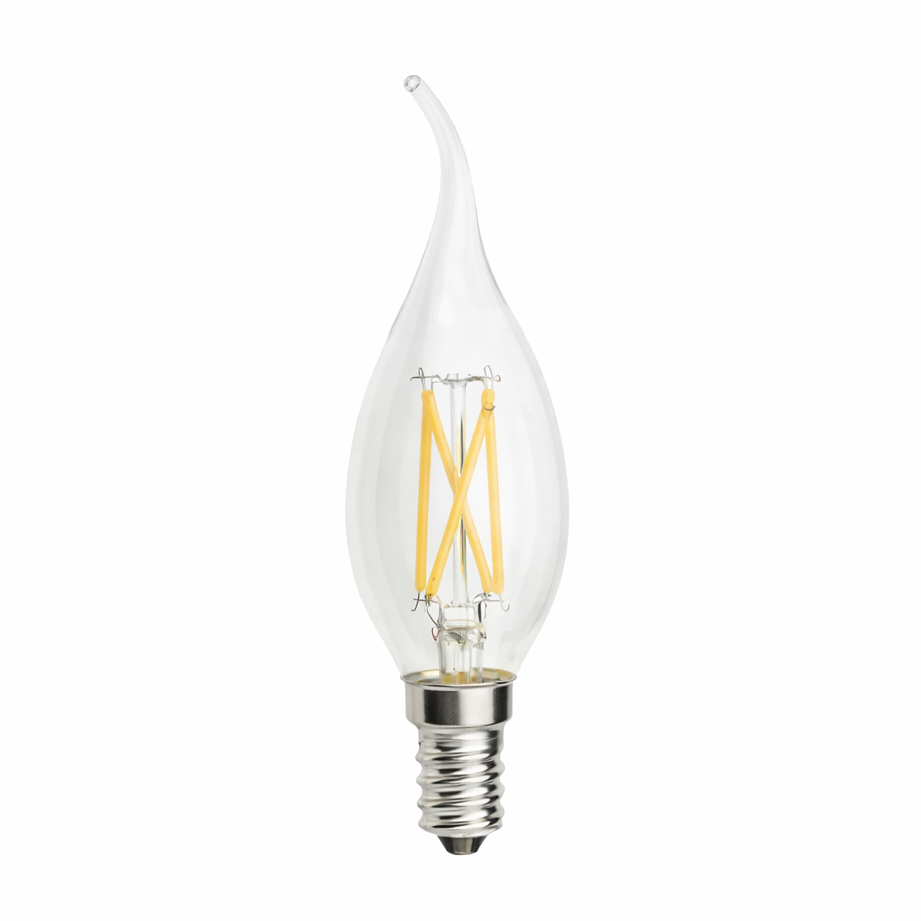 LED spuldze E14 | sveces formas | 4W | 6000K | 400lm | 360° | 35 x 115 mm | IP20 | Optonica SP4-A4