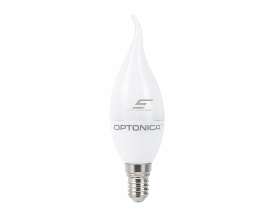 LED lemputė E14 | žvakės formos | 5.5W | 2700K | 450lm | 200° | 37 x 125 mm | balta | IP20 | Optonica SP6-A8 LED lemputė E14 | žvakės formos | 5.5W | 2700K | 450lm | 200° | 37 x 125 mm | balta | IP20 | Optonica SP6-A8