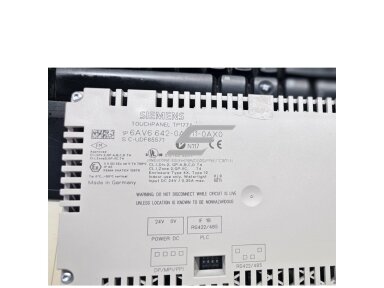 Liečiamas ekranas | Siemens | Simatic | TP177B PN/DP 6AV6 642-0BA01-1AX1 | 6AV6 642-0BA01-1AX | 6AV6 642-0AA11-0AX0 S C-UDf85571 Liečiamas ekranas | Siemens | Simatic | TP177B PN/DP 6AV6 642-0BA01-1AX1 | 6AV6 642-0BA01-1AX | 6AV6 642-0AA11-0AX0 S C-UDf85571