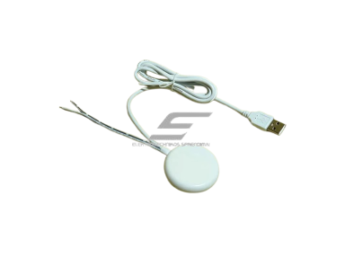 Liečiamas jungiklis | jutiklis | dimeris | 12-24V | 2-4A | Ø47x6mm | su USB jungtimi | baltas Liečiamas jungiklis | jutiklis | dimeris | 12-24V | 2-4A | Ø47x6mm | su USB jungtimi | baltas
