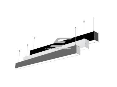 LED linijinis šviestuvas | 40W | 230V | 4000K | 90lm/W | 1160x50x70mm | virštinkinis | biuro | administracinis | IP40 | baltas | 4772124001114