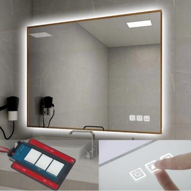 Touch LED switch | controller | dimmer for mounting behind a mirror | ON-OFF-DIM | 4A | 12-24V | TD012B Touch LED switch | controller | dimmer for mounting behind a mirror | ON-OFF-DIM | 4A | 12-24V | TD012B