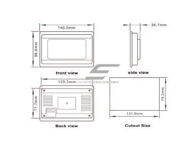 Liečiamas ekranas | panelė | 24V | 199x144x59mm | HMI-PLC | RS232 | RS485 | Modbus RTU 4 Liečiamas ekranas | panelė | 24V | 199x144x59mm | HMI-PLC | RS232 | RS485 | Modbus RTU 4