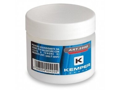 Litavimo antioksidaciniai milteliai | 100g | tirpstantys vandenyje | Kemper | 5998 | 8008004004255 Litavimo antioksidaciniai milteliai | 100g | tirpstantys vandenyje | Kemper | 5998 | 8008004004255