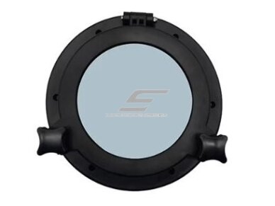 Revizinis liukas su langu | Ø147mm | plastikinis | juodas 2 Revizinis liukas su langu | Ø147mm | plastikinis | juodas 2
