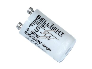 Starteris liuminescensinei lempai | 4-80W | 220-240V | Bellight | FS-14 | 5901854562322 Starteris liuminescensinei lempai | 4-80W | 220-240V | Bellight | FS-14 | 5901854562322