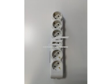 Kištukinis lizdas | 6xSchuko | su įžeminimu | baltas | IEK | Ovivo | 8699310000040 Kištukinis lizdas | 6xSchuko | su įžeminimu | baltas | IEK | Ovivo | 8699310000040