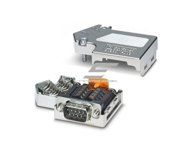 Pramoninė jungtis D-SUB | duomenų perdavimui PROFIBUS sistemose | 50V | 100mA | Phoenix contact | SUBCON-PLUS-PROFIB/SC2 | 2708232 1
