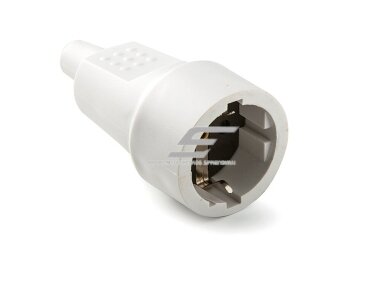 Kištukinis lizdas | schuko | nešiojamas | ant laido | su įžeminimu | 16A | 230V | 2P+E | tiesus | PVC | baltas | IP20 | FAMATEL | 2104-B Kištukinis lizdas | schuko | nešiojamas | ant laido | su įžeminimu | 16A | 230V | 2P+E | tiesus | PVC | baltas | IP20 | FAMATEL | 2104-B