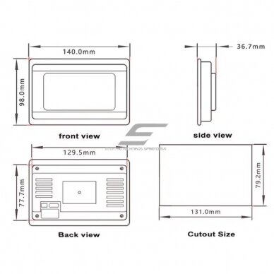 Ekran dotykowy | panel | 24V | HMI-PLC | RS232 | RS485 | Modbus RTU 4 Ekran dotykowy | panel | 24V | HMI-PLC | RS232 | RS485 | Modbus RTU 4