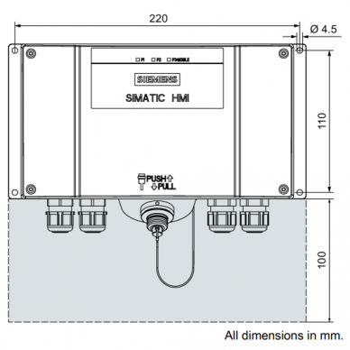 Pieslēguma modulis SIMATIC HMI skārienekrānam | 24VDC | PROFINET | IP65 | 6AV2125-2AE23-0AX0 Siemens 2