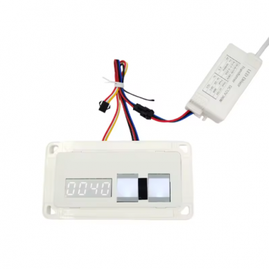 Viedais LED spoguļa skārienjutīgais slēdzis | 12-24V | 60W | radara kustības sensors | laika un temperatūras displejs | pakāpeniska gaismas regulēšana 1 Viedais LED spoguļa skārienjutīgais slēdzis | 12-24V | 60W | radara kustības sensors | laika un temperatūras displejs | pakāpeniska gaismas regulēšana 1