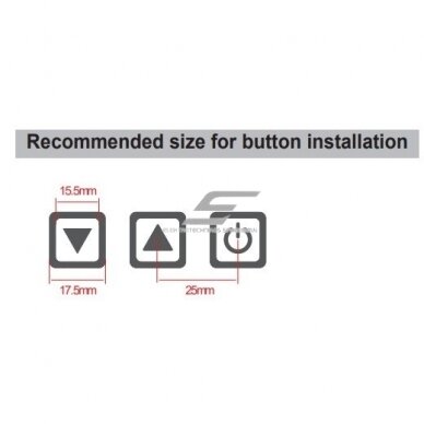 Touch LED switch | controller | dimmer for mounting behind a mirror | ON-OFF-DIM | 4A | 12-24V | TD012B 7 Touch LED switch | controller | dimmer for mounting behind a mirror | ON-OFF-DIM | 4A | 12-24V | TD012B 7