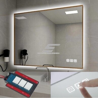 Touch LED switch | controller | dimmer for mounting behind a mirror | ON-OFF-DIM | 4A | 12-24V | TD012B 1 Touch LED switch | controller | dimmer for mounting behind a mirror | ON-OFF-DIM | 4A | 12-24V | TD012B 1