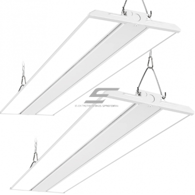 Lineārs High Bay LED gaismeklis | 300 W | 4000 K | 45 000 lm | 150 lm/W | regulējams 90° | balts | LHB07 3