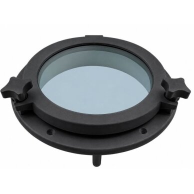 Inspektsiooniluuk aknaga | Ø197mm | plastikust | must 1 Inspektsiooniluuk aknaga | Ø197mm | plastikust | must 1