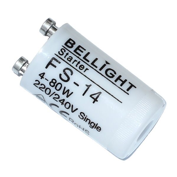 Luminestsentslampide starterid | 4-80W | 220-240V | FS-14 Bellight Luminestsentslampide starterid | 4-80W | 220-240V | FS-14 Bellight