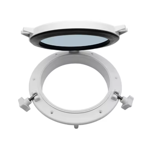 Luk rewizyjny z oknem | Ø147mm | plastikowy | biały Luk rewizyjny z oknem | Ø147mm | plastikowy | biały