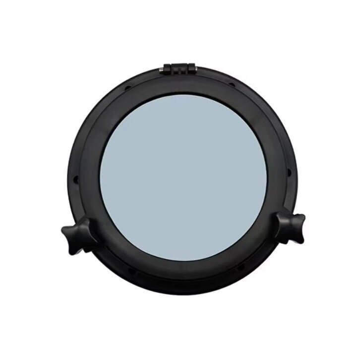 Inspektsiooniluuk aknaga | Ø197mm | plastikust | must 2