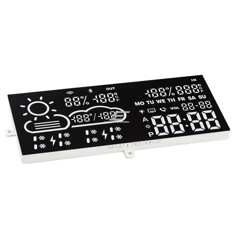 Inteligentna stacja pogodowa LED | Wyświetlacz lustrzany | 12V/24V | 6W | WiFi | IP54