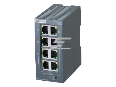 Komunikatorius | RJ45 | 8 portų | Ethernet | 24VDC | 10/100Mbit/s | IP20 | SIEMENS | Scalance | XB008 | 6GK5008-0BA10-1AB2 Komunikatorius | RJ45 | 8 portų | Ethernet | 24VDC | 10/100Mbit/s | IP20 | SIEMENS | Scalance | XB008 | 6GK5008-0BA10-1AB2