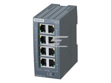 Komunikatorius | RJ45 | 8 portų | Ethernet | 24VDC | 10/100Mbit/s | IP20 | SIEMENS | Scalance | XB008 | 6GK5008-0BA10-1AB2 Komunikatorius | RJ45 | 8 portų | Ethernet | 24VDC | 10/100Mbit/s | IP20 | SIEMENS | Scalance | XB008 | 6GK5008-0BA10-1AB2