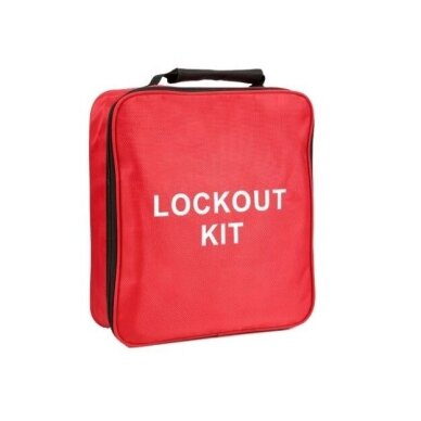 LOTO safety lockout equipment bag | lock storage bag | 280x300x80mm | red LOTO safety lockout equipment bag | lock storage bag | 280x300x80mm | red