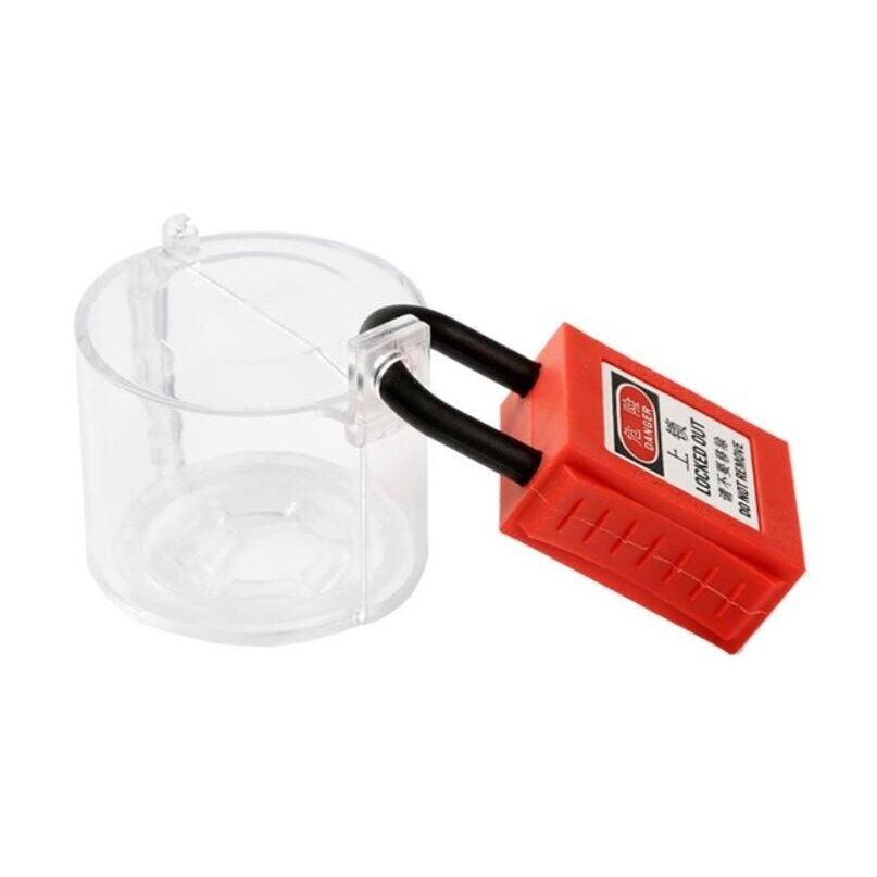 LOTO lockout device for emergency STOP button | Ø22.5-30mm | plastic 1 LOTO lockout device for emergency STOP button | Ø22.5-30mm | plastic 1