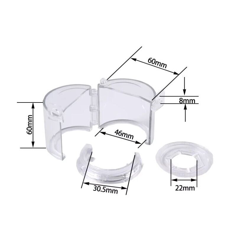 LOTO lockout device for emergency STOP button | Ø22.5-30mm | plastic 3 LOTO lockout device for emergency STOP button | Ø22.5-30mm | plastic 3