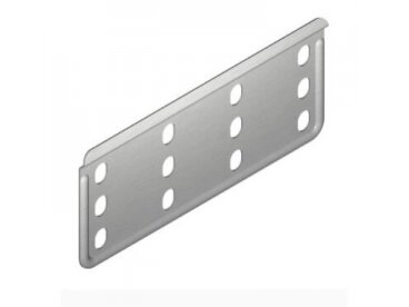 Tiesi kabelinio lovelio | kanalo jungtis | 130x37x0,7mm | plieninė | cinkuota | pilka | BAKS | LPLH60 | 163011