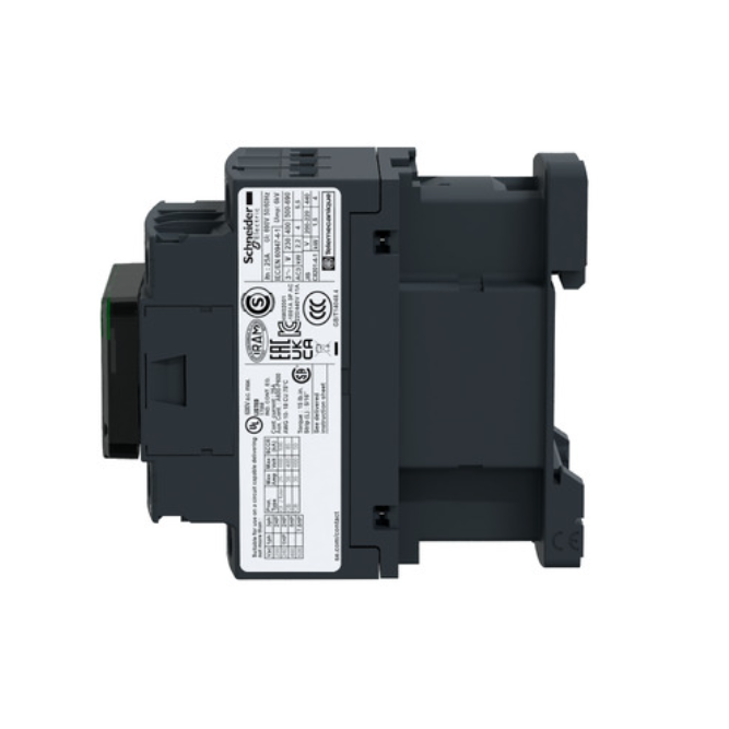 LC1K minikontaktor | 3P | 12A | 5,5kW | 24VDC mähis | 1NO abikontakt | elektrimootoritele ja juhtimisahelatele 1