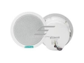 Lubinė garso kolonėlė | 70V/100V | 6W | 91dB | su geležiniu priešgaisriniu kupolu | 6.5" dydžio garsiakalbis | balta 1 Lubinė garso kolonėlė | 70V/100V | 6W | 91dB | su geležiniu priešgaisriniu kupolu | 6.5" dydžio garsiakalbis | balta 1