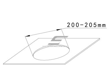 Lubinė garso kolonėlė | 20W | 8 omų | Ø233x97mm | balta Lubinė garso kolonėlė | 20W | 8 omų | Ø233x97mm | balta