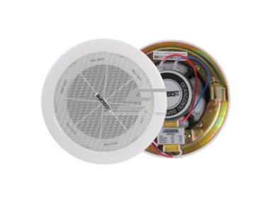 Lubinė garso kolonėlė | 70V/100V | 6W | 91dB | ABS korpusas + aliuminio grotelės | 4.5" dydžio garsiakalbis | balta Lubinė garso kolonėlė | 70V/100V | 6W | 91dB | ABS korpusas + aliuminio grotelės | 4.5" dydžio garsiakalbis | balta